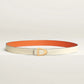 Cavaliere Belt Buckle & Reversible Leather Strap 24 MM