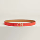 Flot belt Buckle & Hermès Sur Mer Reversible Leather Strap 24 MM