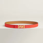 My H Belt Buckle & Hermès Sur Mer Reversible Leather Strap 24 MM