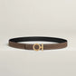 Flot belt Buckle & Hermès Sur Mer Reversible Leather Strap 24 MM