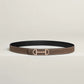 Gamma Belt Buckle & Reversible Leather Strap 24 MM