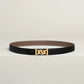 My H Belt Buckle & Hermès Sur Mer Reversible Leather Strap 24 MM