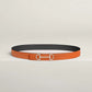 Gamma Belt Buckle & Reversible Leather Strap 24 MM