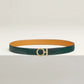 Flot belt Buckle & Hermès Sur Mer Reversible Leather Strap 24 MM