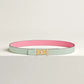 My H Belt Buckle & Hermès Sur Mer Reversible Leather Strap 24 MM