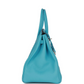 Hermès Special Order (HSS) Birkin 35 Bleu du Nord Verso Togo Brushed Palladium Hardware