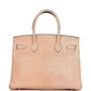 Vintage Hermès Birkin 30 Orange Dalmatian Buffalo Palladium Hardware
