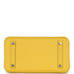 Birkin 25 Jaune de Naples Swift Palladium Hardware