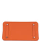 Birkin 30 Orange Togo Palladium Hardware