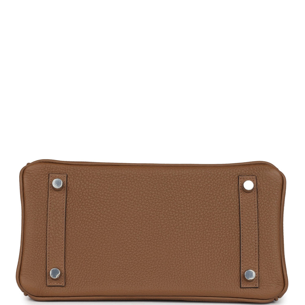 Birkins 25 Alezan Togo Palladium Hardware