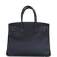 Birkin 30 Bleu Indigo and Rouge H Contour Epsom Gold Hardware