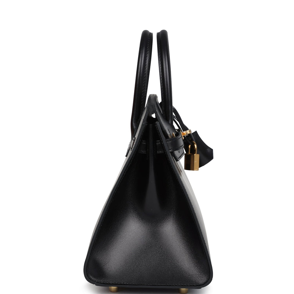 Birkins 25 Black Box Gold Hardware