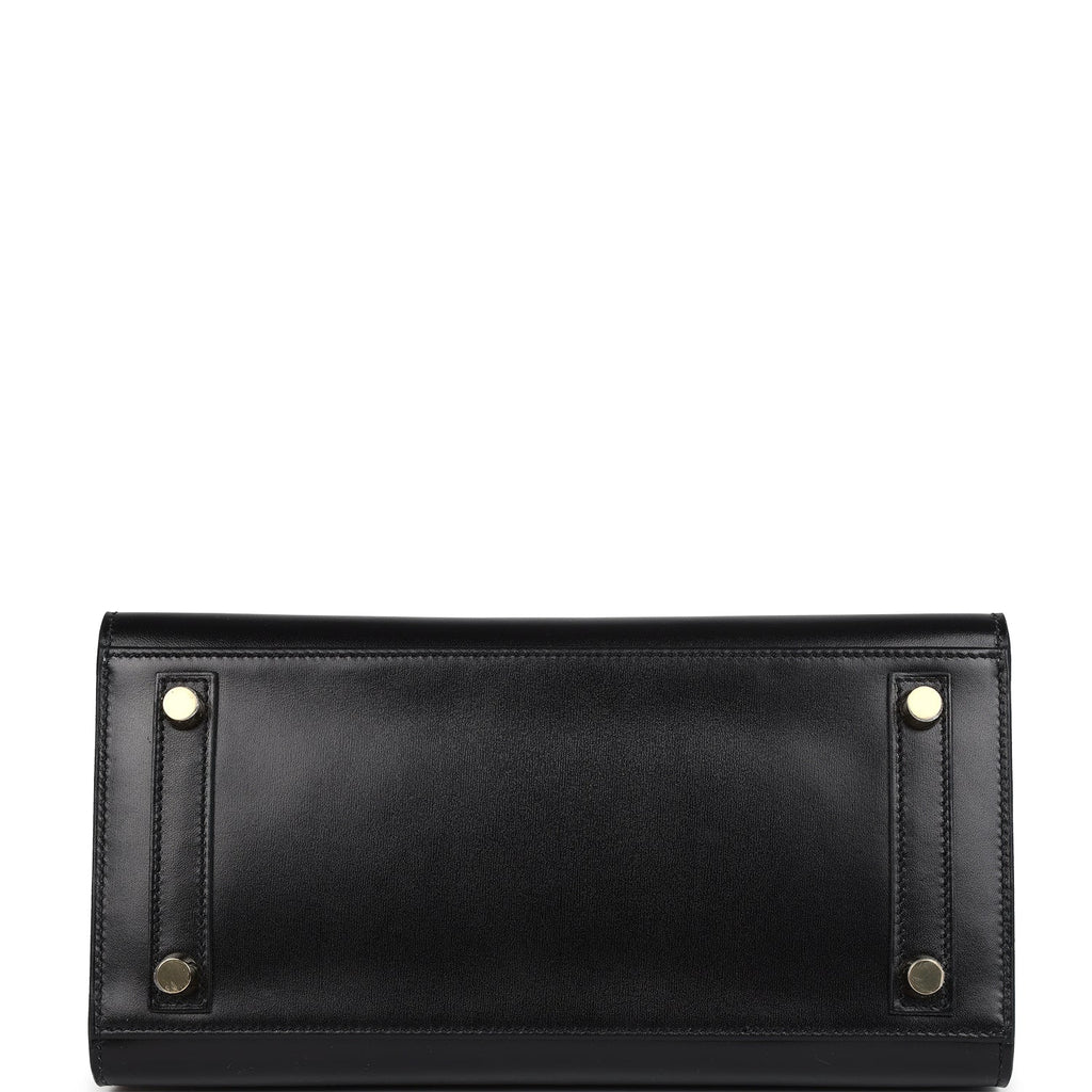Birkins 25 Black Box Gold Hardware
