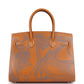 Birkin Sellier 30 "Zouaves Et Dragons" Naturel Sable Butler Palladium Hardware