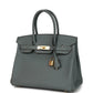 Vert Amande Epsom Gold Hardware