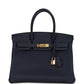 Birkin 30 Bleu Nuit Togo Gold Hardware