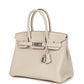 Birkin 30 Craie Togo Palladium Hardware
