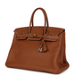 Vintage Birkin 35 Gold Clemence Gold Hardware