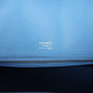 Birkin 30 Ghillies Bleu Paradise Clemence and Evercolor Palladium Hardware