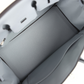 Birkins 25 Gris Pantin Togo Palladium Hardware