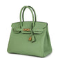 Vert Criquet Epsom Gold Hardware