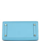 Birkin Sellier 25 Celeste Epsom Gold Hardware