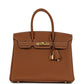 Birkin 30 Gold Togo Gold Hardware