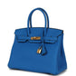Birkin 30 Bleu Hydra Togo Gold Hardware