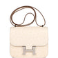 Constance 18 Nata Ostrich Palladium Hardware