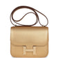 Constance 18 Dore Chevre Chamkilight Permabrass Hardware