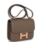 Constance 18 Etoupe Epsom Rose Gold Hardware