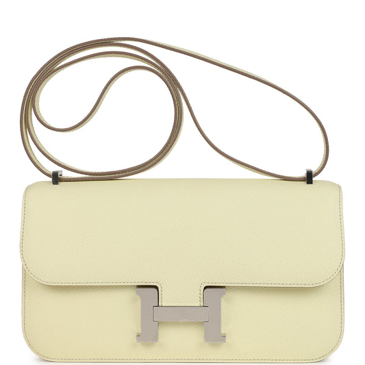 Constance Elan Jaune Milton Epsom Palladium Hardware
