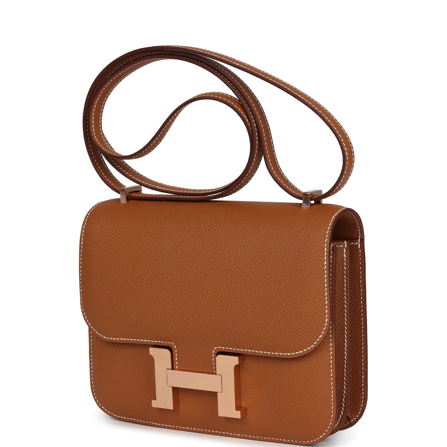 Constance 18 Gold Epsom Rose Gold Hardware