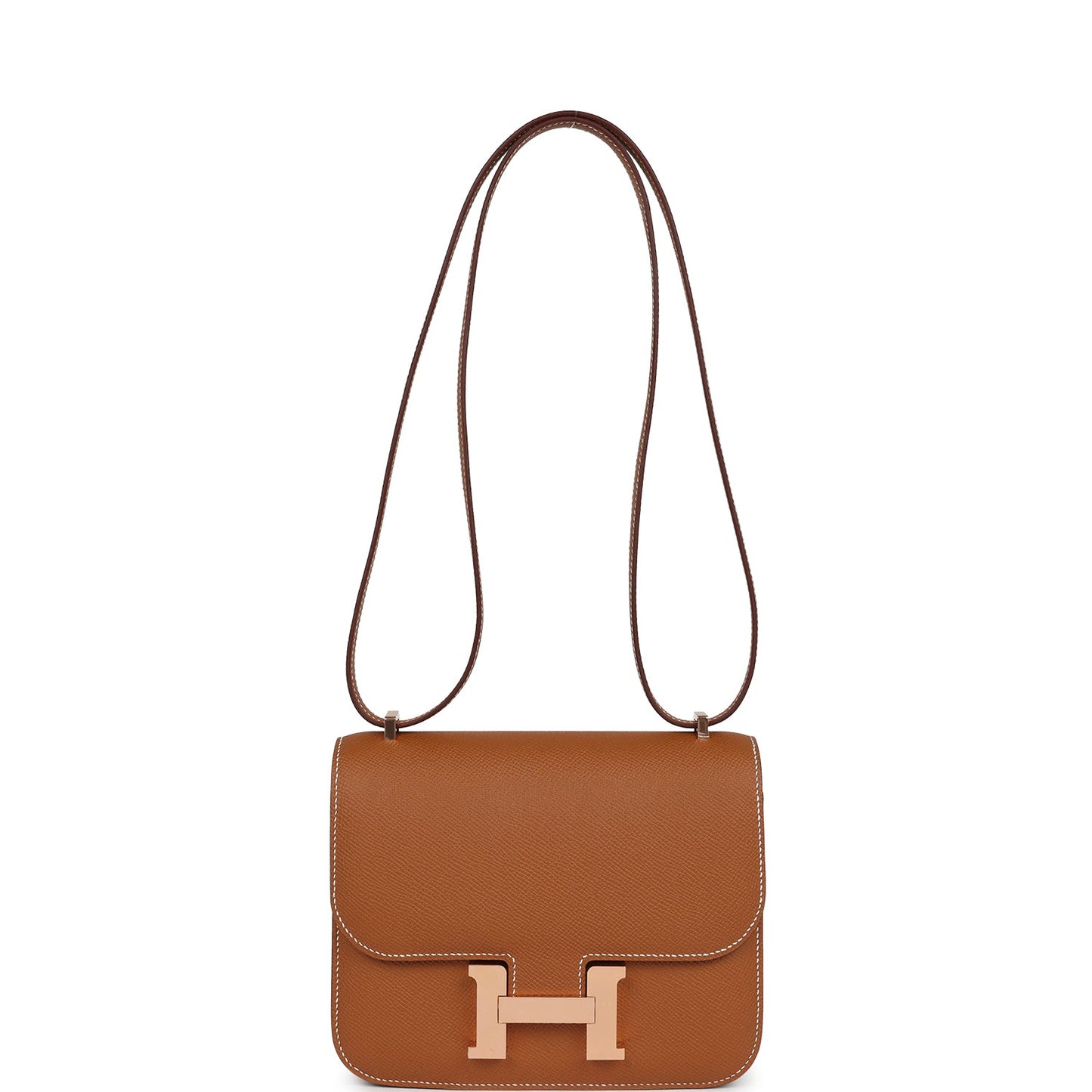 Constance 18 Gold Epsom Rose Gold Hardware