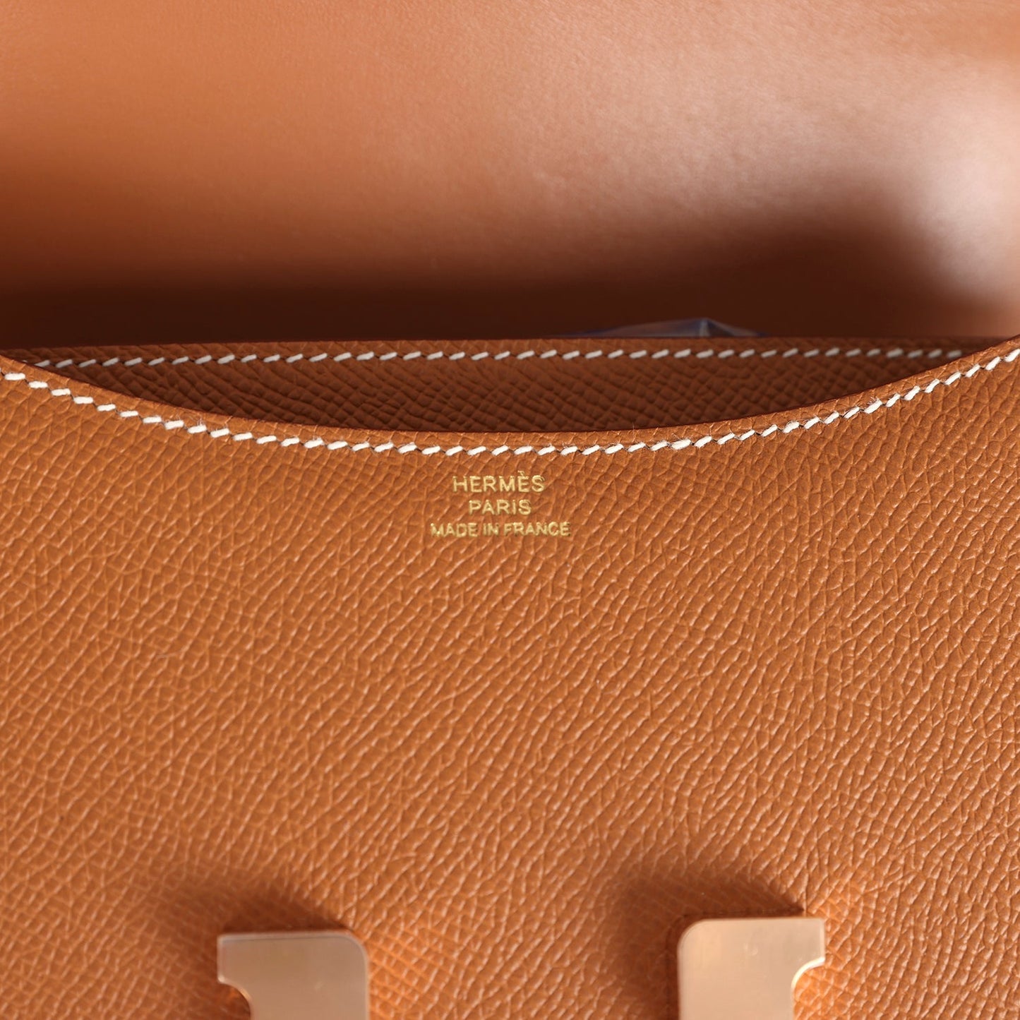 Constance 18 Gold Epsom Rose Gold Hardware