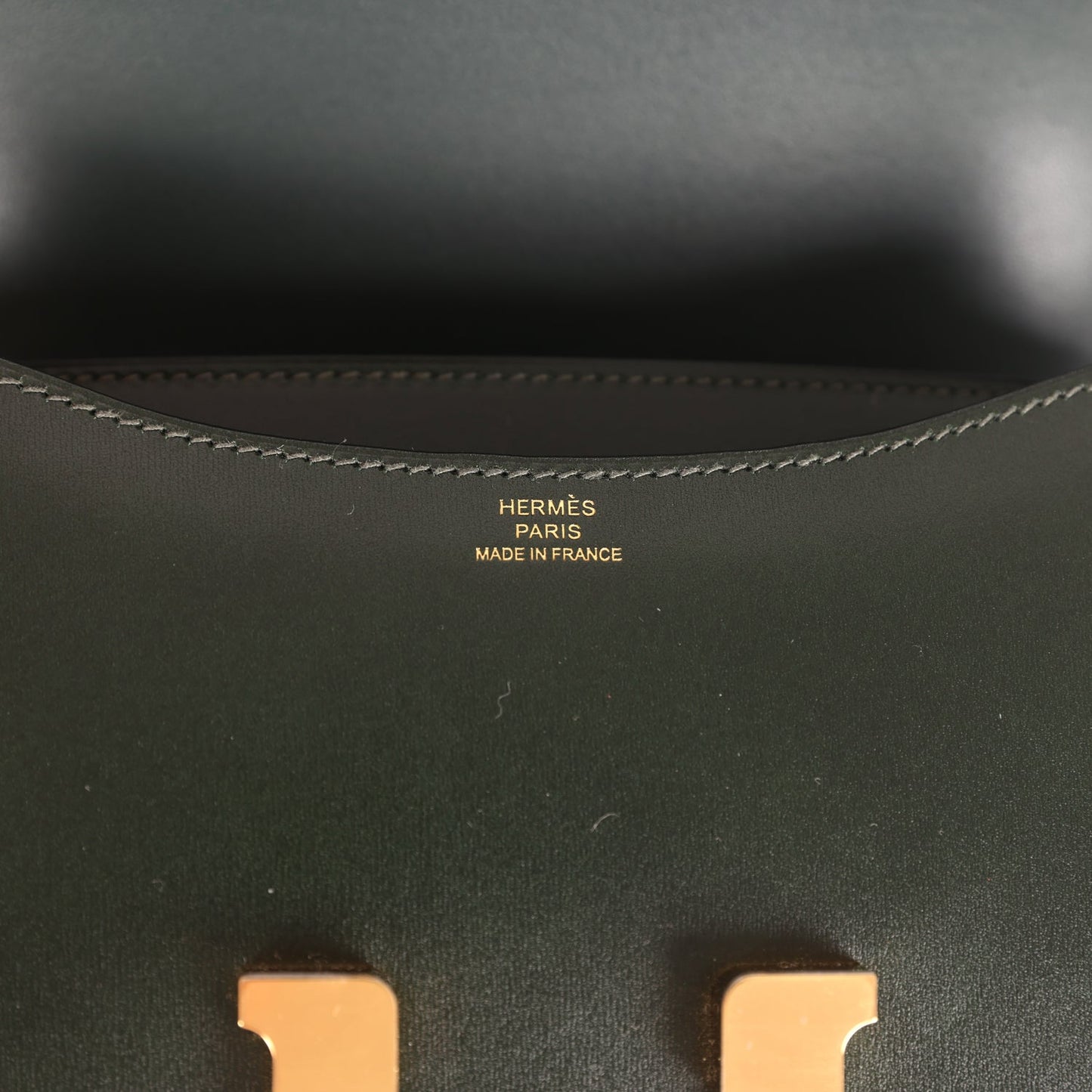Constance 1-18 Vert Fonce Box Gold Hardware