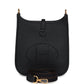 Evelyne TPM Black Clemence Gold Hardware