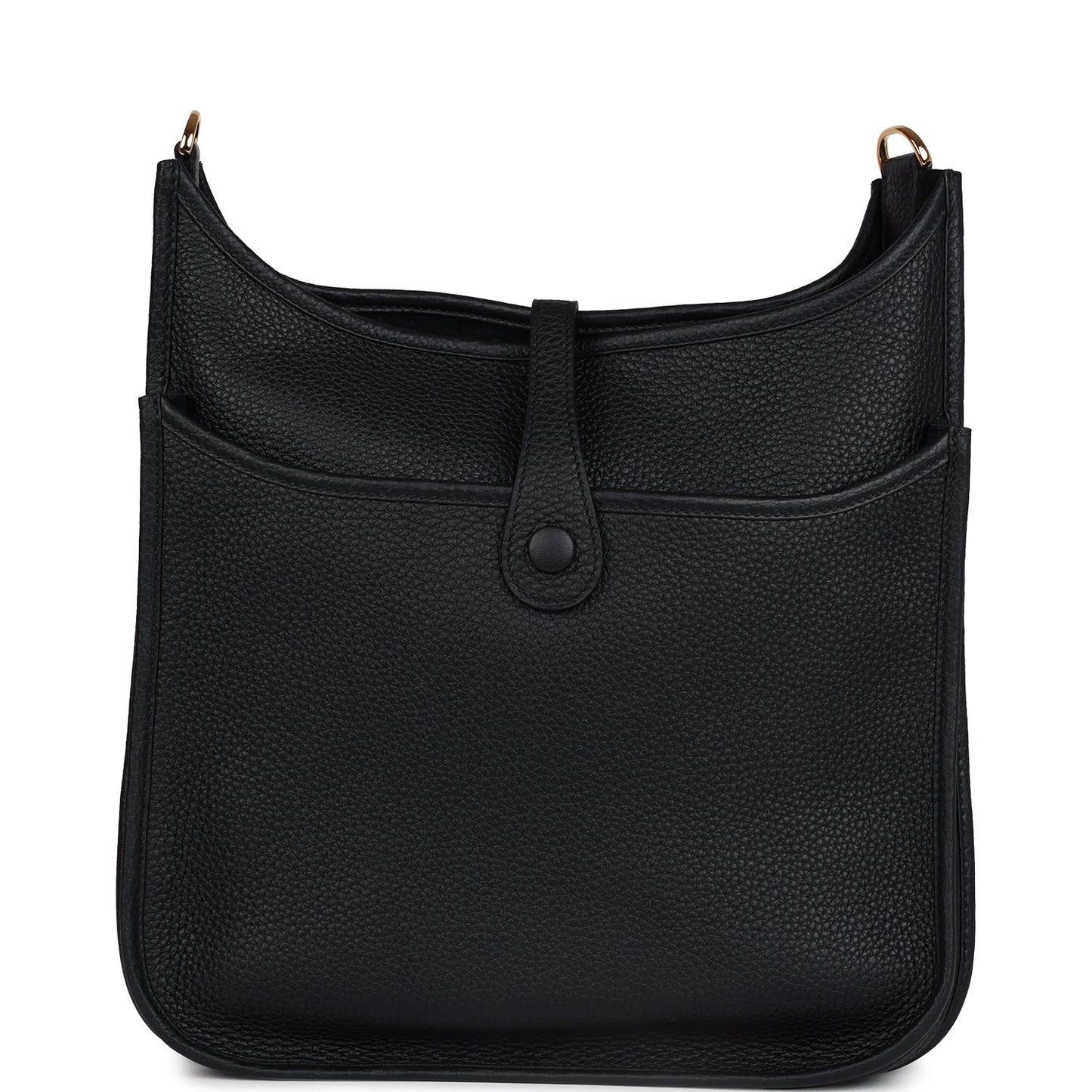 Evelyne III PM Black Clemence Gold Hardware