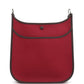 Neo Evelyne PM Rubis Officier Canvas and Rouge Sellier Swift Palladium Hardware