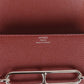 Roulis Slim Wallet Bi-Color Rouge H/Rose Azalee Evercolor Palladium Hardware
