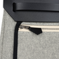 Herbag Zip 31 PM Hobnailed Black and Ecru Printed H Plume Canvas and Vache Hunter Palladium Hardware
