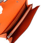 Constance Wallet To Go Orange Epsom Palladium Hardware