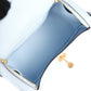Mini Lindy Bleu Brume Swift Gold Hardware