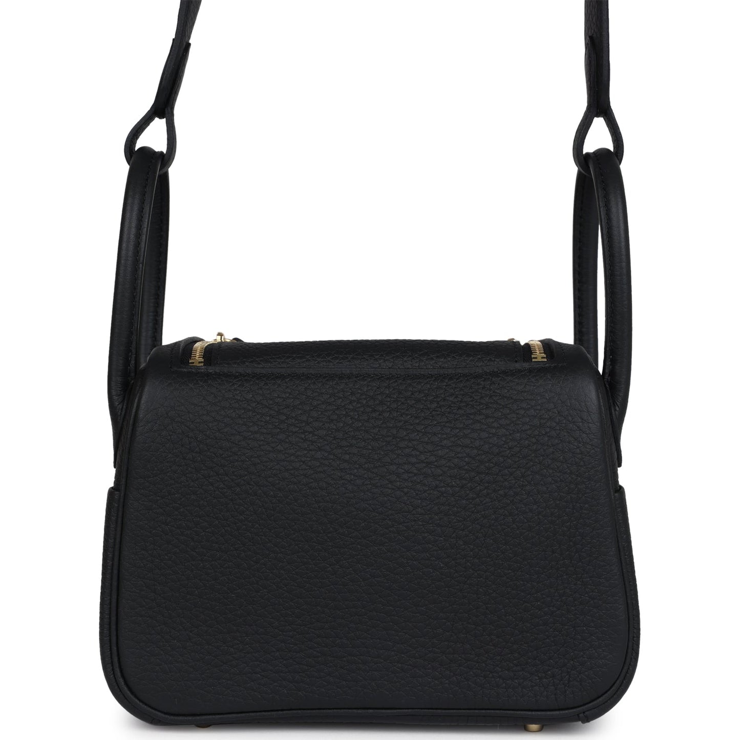 Mini Lindy II Black Clemence Gold Hardware