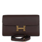 Constance Wallet To Go  Moka Evercolor Gold Hardware