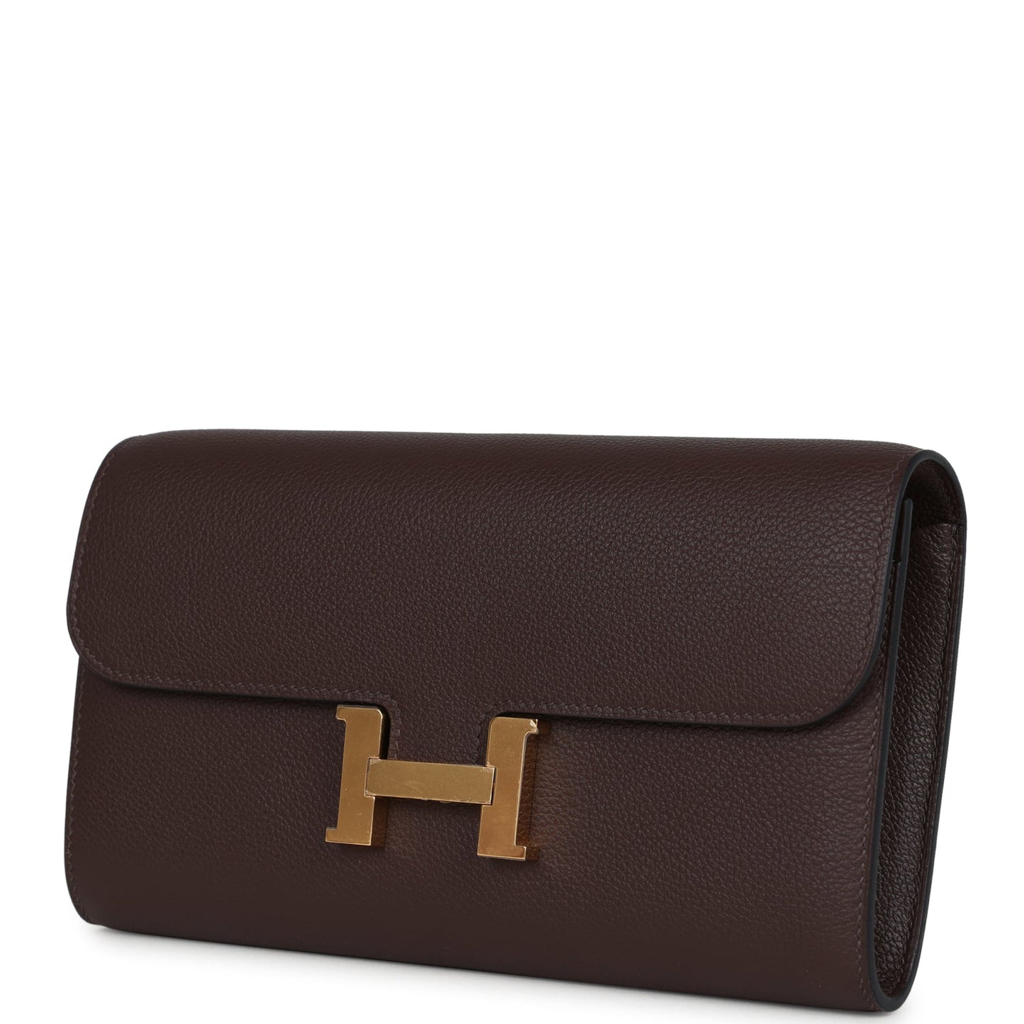Constance Wallet To Go  Moka Evercolor Gold Hardware