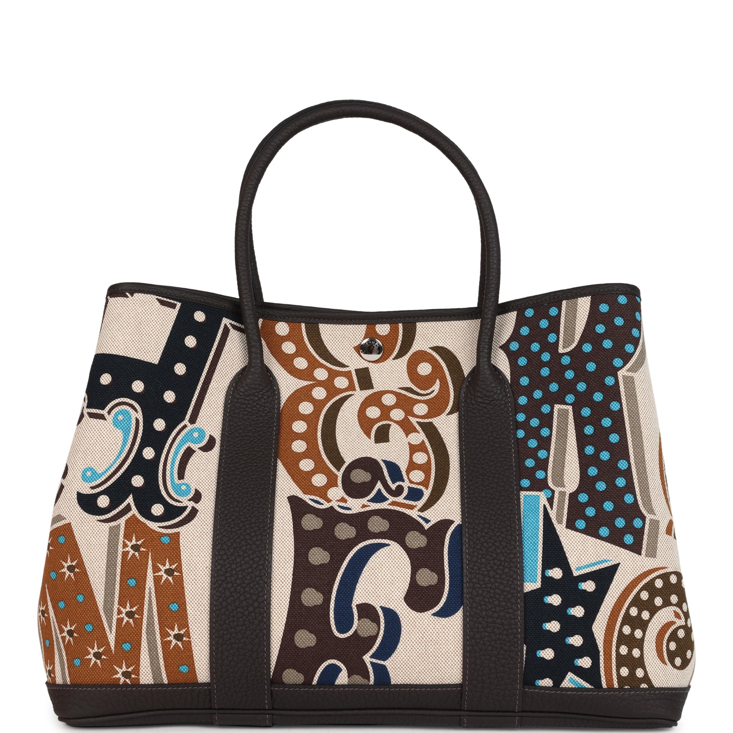 Garden Party 36 Electrique Ecru and Beige Multi Toile H and