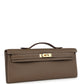 Kelly Cut Etoupe Swift Gold Hardware