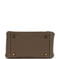 Mini Lindy II Etoupe Clemence Gold Hardware
