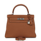 Kelly Retourne 28 Gold Togo Palladium Hardware